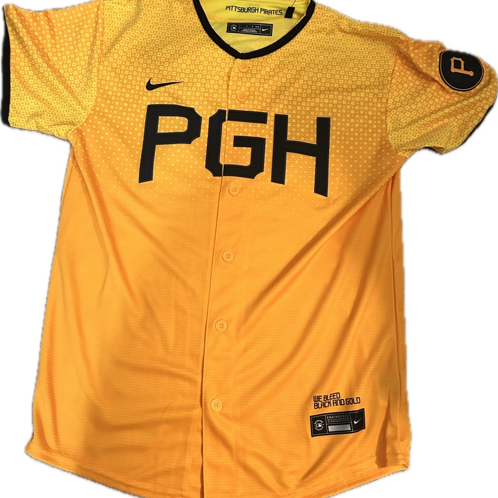 Pittsburgh Pirates Authentic Nike Jersey - Youth Large 14/16